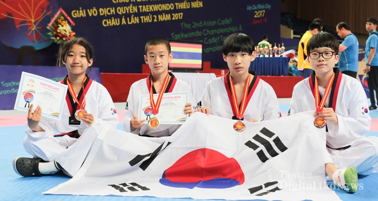 [포토] 제2회 아시아 카뎃 선수권 한국 대표 팀